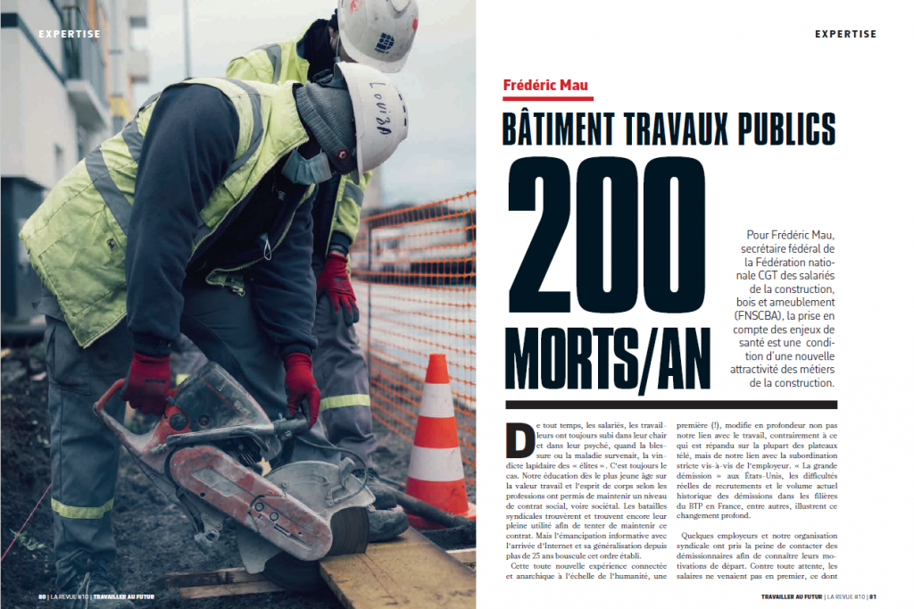 BTP. 200 morts par an